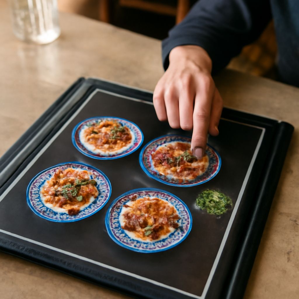 Thai restaurant menu with Pad Thai, curry, and stir-fry dishes