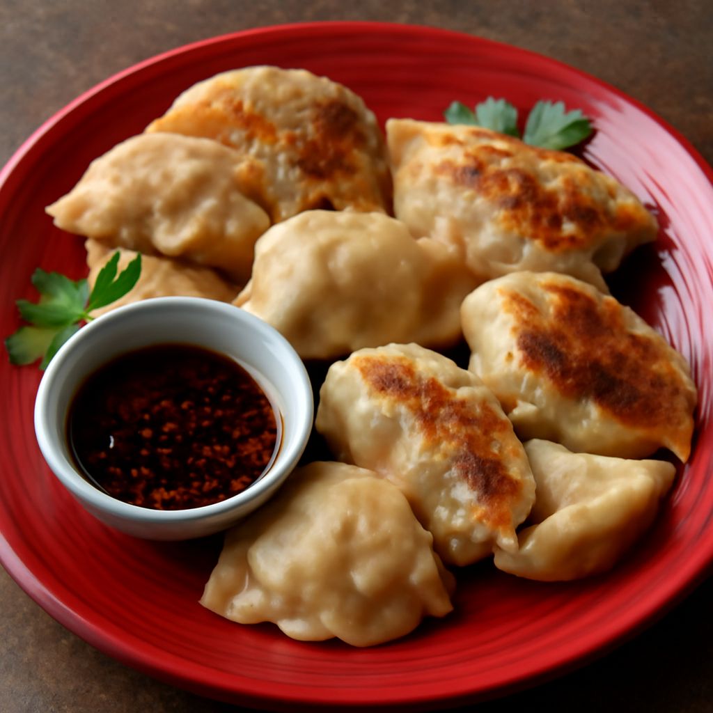 Same dumplings shown steamed, pan-fried, and deep-fried to compare wrapper texture and browning