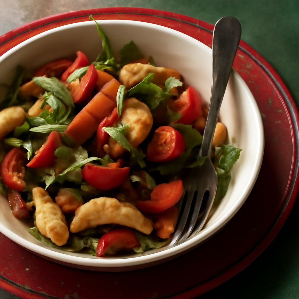 Italian side dishes including roasted vegetables, beans, potatoes, salad, and bread