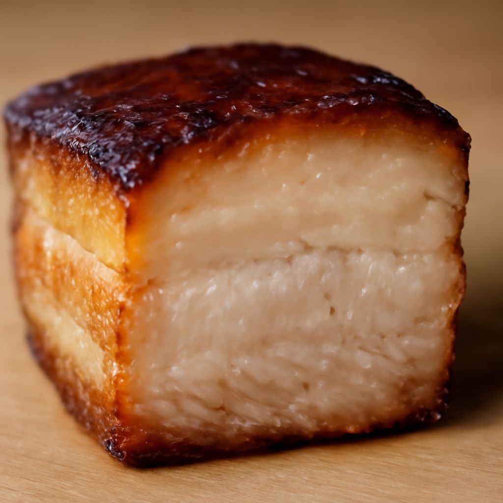 Gochujang pan-seared Korean pork belly with lettuce wraps