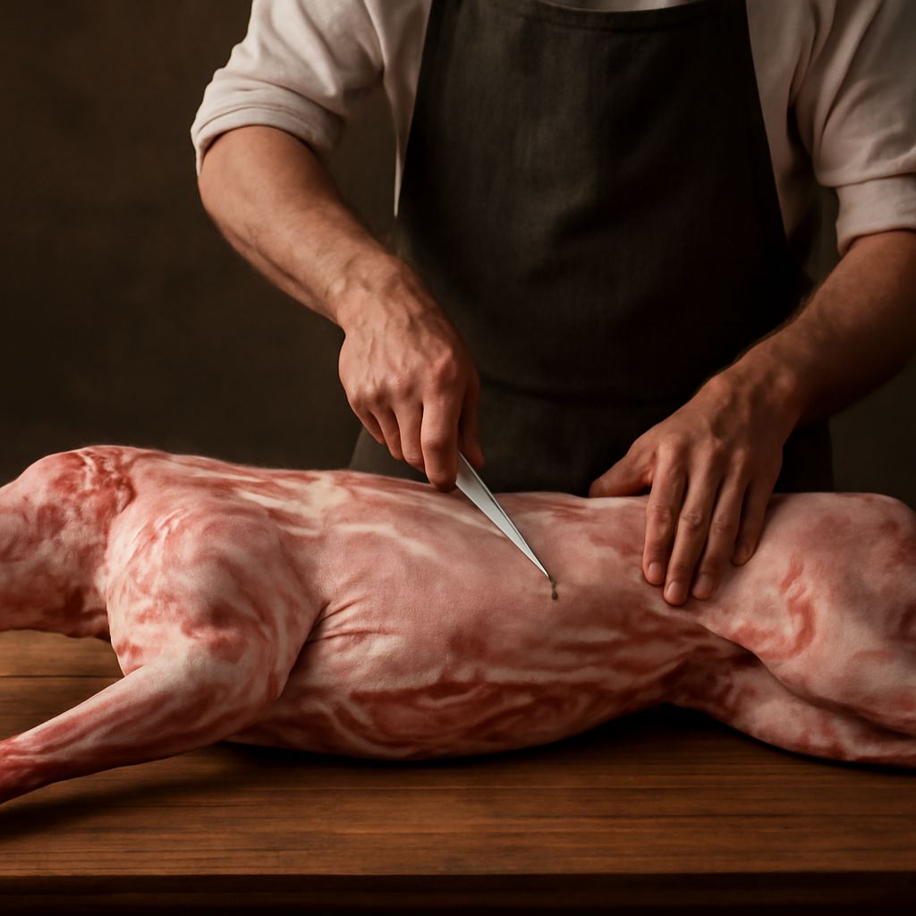 Lamb cuts arranged by primal area for roasting, grilling, braising, and stewing