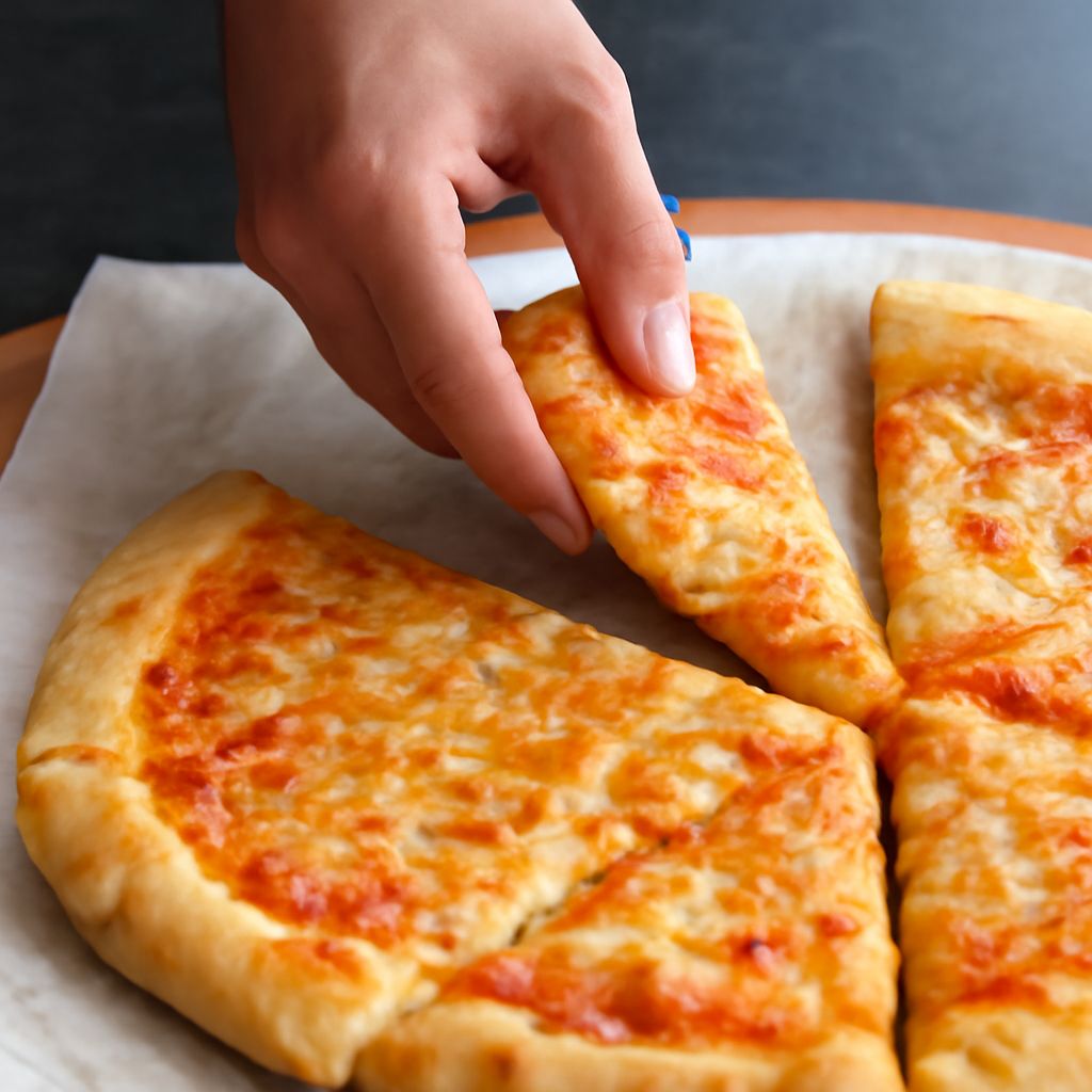 New York-style pizza dough: a thin, foldable, crisp-chewy crust