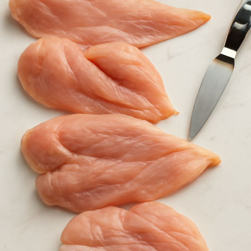 How to Slice Chicken Breast for Even Cutlets and Strips