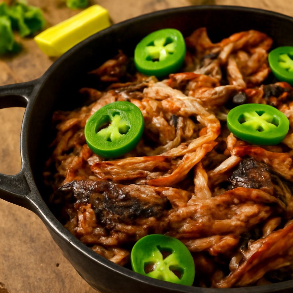 Authentic pork carnitas served in a traditional Mexican style