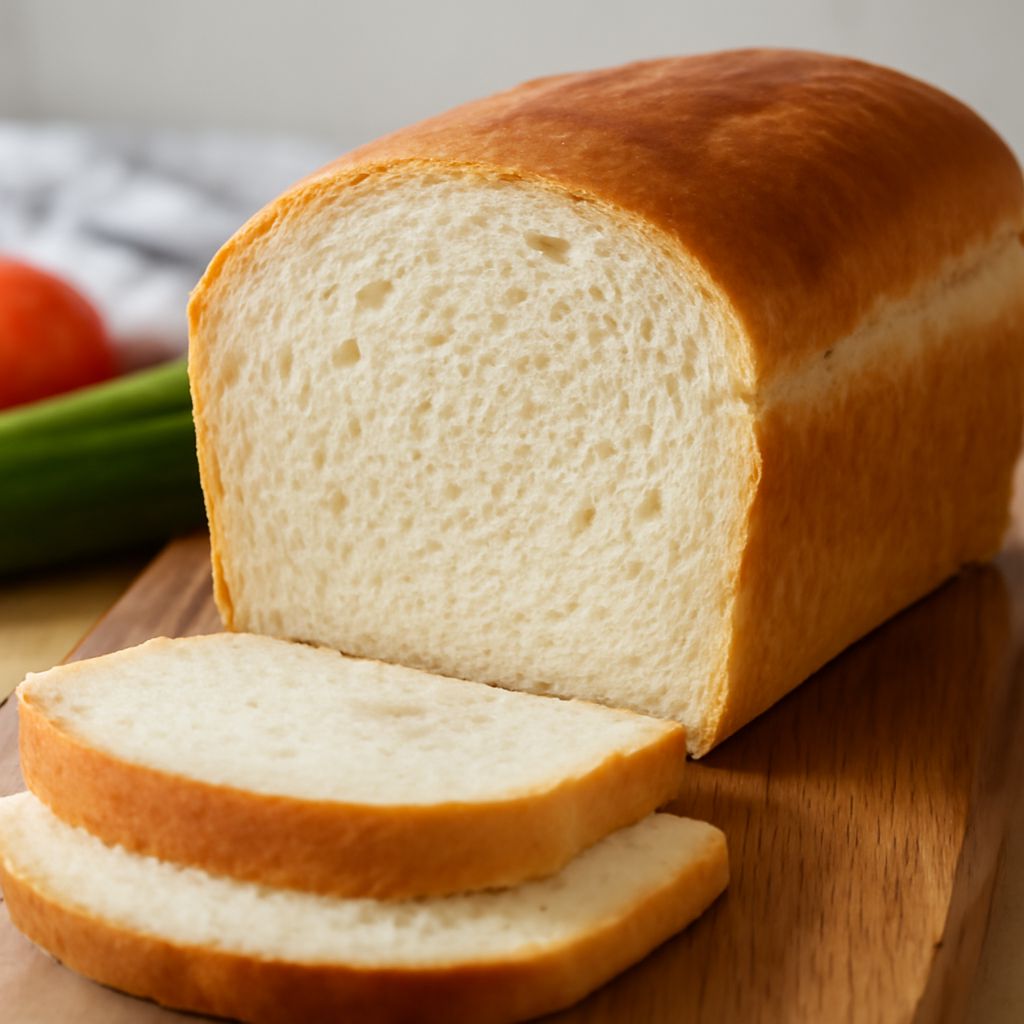 A homemade white loaf recipe for soft, sliceable bread and easy sandwiches.